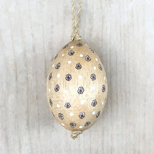 Hanging wooden egg