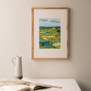 Wharfedale, Yorkshire - A4 Art Print