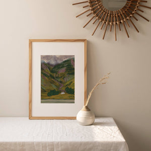 Glencoe In Late Summer, Scottish Highlands - A4 Art Print