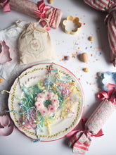 Handmade Hanging Felt Mini Floral Wreath Easter Decoration