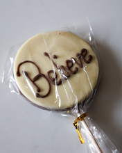 Believe chocolate lollipop