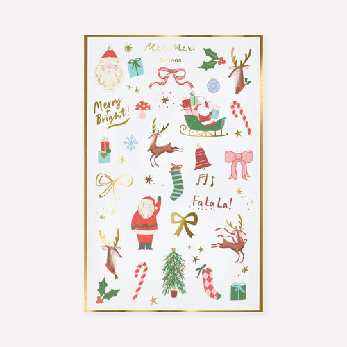 Christmas Mixed Icon Temporary Tattoos