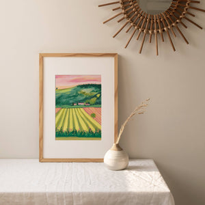 Lake District, Cumbria - A4 Art Print