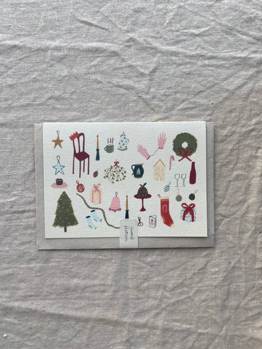 Winter Pleasures Christmas card