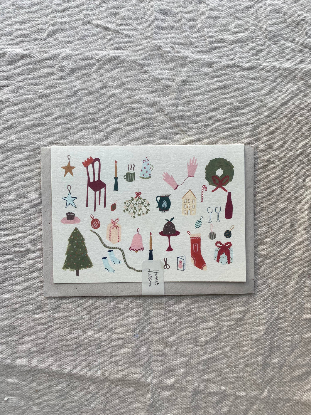 Winter Pleasures Christmas card