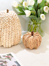 Tall Straw Pumpkin