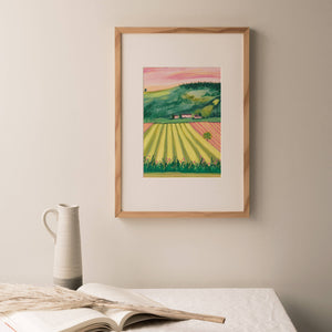 Lake District, Cumbria - A4 Art Print