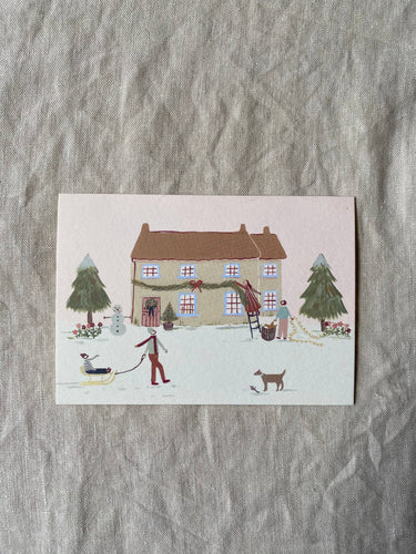 Snow Day Christmas card