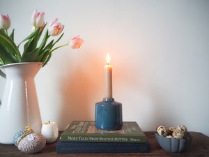 Rosie Candle Holder Blue