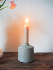 Rosie Candle Holder Dusty Green