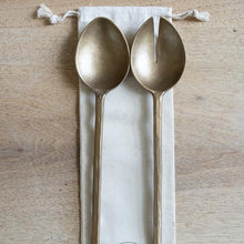 Forged Pair Of Salad Servers