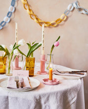Scallop Candle Holder Pink