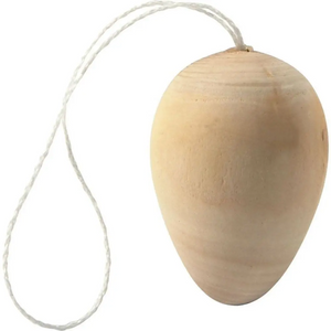 Set of 5 Hanging Wooden Eggs