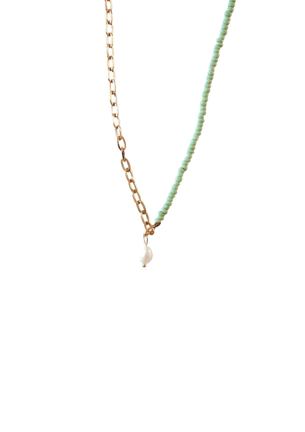 Pura Pearl Seed Bead Necklace