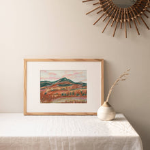 Merionethshire, Wales - A4 Art Print