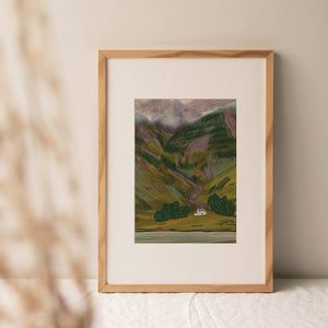 Glencoe In Late Summer, Scottish Highlands - A4 Art Print