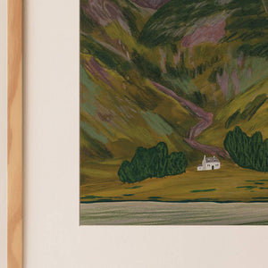 Glencoe In Late Summer, Scottish Highlands - A4 Art Print
