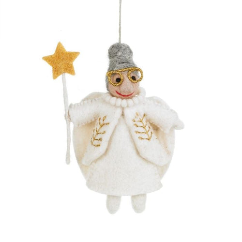 Faith the Fairy Godmother Hanging Christmas Decoration