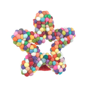 Pompom Superstar Christmas Tree Topper