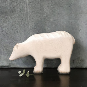 Large Wood Polar Bear