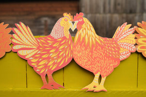 Chickens Concertina Garland