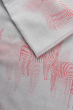 Pink Zebra Print Scarf