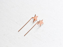 Chara Mini Star Pull Through Earrings