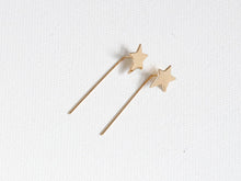 Chara Mini Star Pull Through Earrings