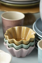 Scalloped Ceramic Dish- Blush