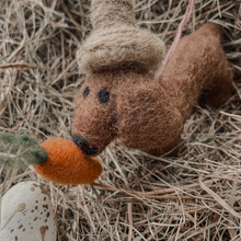 Handmade Felt Hazel the Dog Hanging Easter Decoration Easter