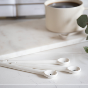 Porcelain long spoon