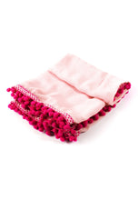 Aztec Pom Pom Scarf