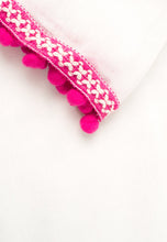 Aztec Pom Pom Scarf