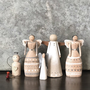 Folkart angel-Grey