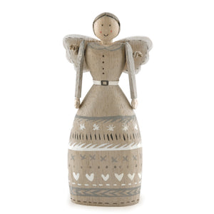 Folkart angel-Grey