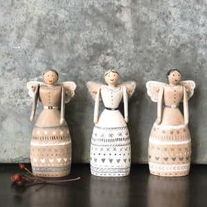 Folkart angel-Grey