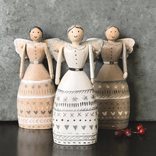 Folkart angel-Grey