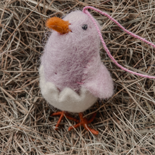 Handmade Needle Felt Chirpy Chicks Hanigng Easter Decoration