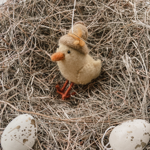 Handmade Needle Felt Chirpy Chicks Hanigng Easter Decoration