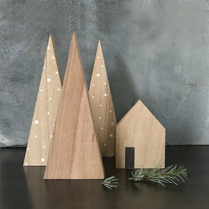 Natural Wooden Standing Tree - Seconds