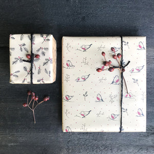 Kraft Wrap 5m Roll-Robins