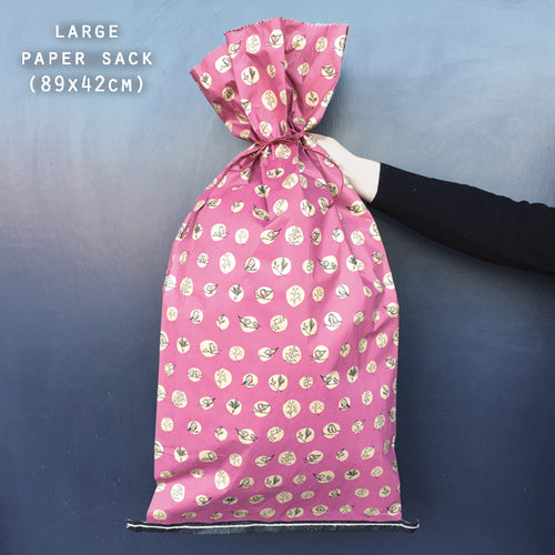 Paper sack-Kraft robins & rosehips -Seconds