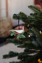 Robin Sustainable Wooden Watercolour Christmas Ornament