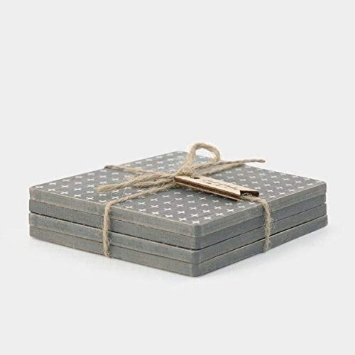 Geometric Coasters Set of 4 (Grey)