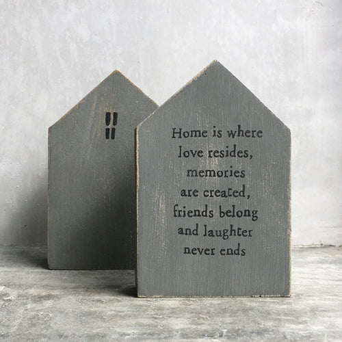 Wooden House - Home is where