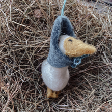 Handmade Amy Duck Hanging Biodegradable Needle Felt Easter Decoration