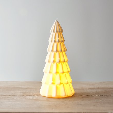Light Up Ceramic Tree