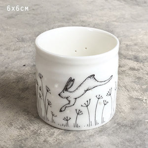 Tea light holder-Hare