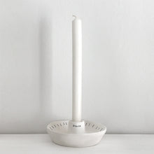 Porcelain candle holder-Peace