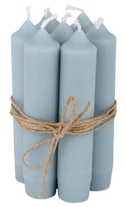 Light Blue Short Dinner Candle